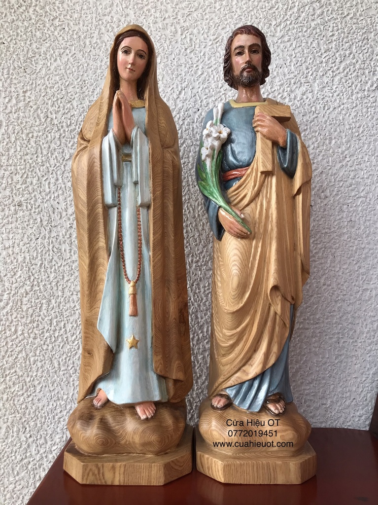 TƯỢNG GỖ VẼ MÀU